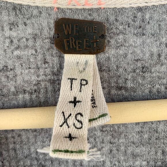 Free People We The Free Cropped Henley Siz… - Picture 3 of 3